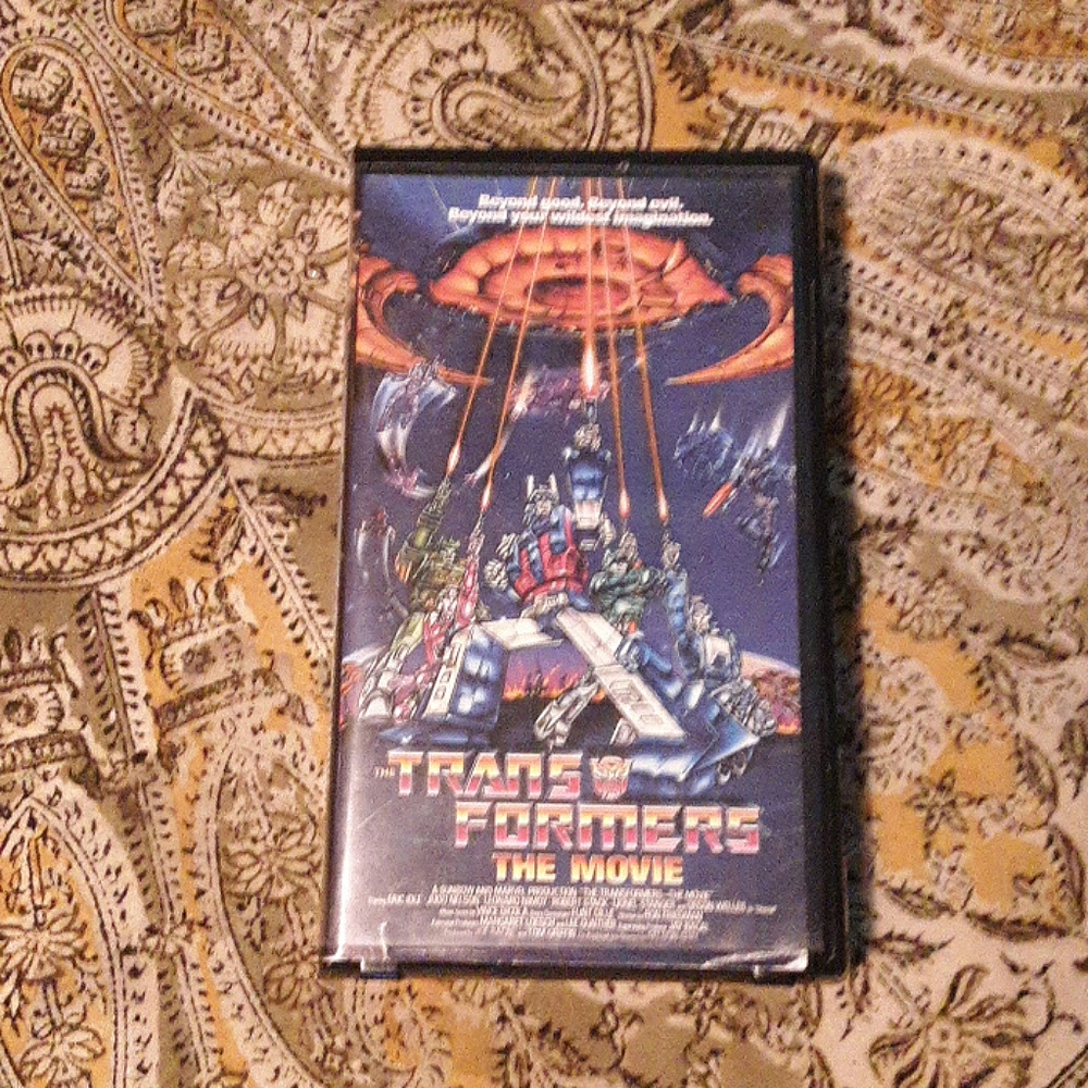 Vintage Transformers the Movie VHS hardcase